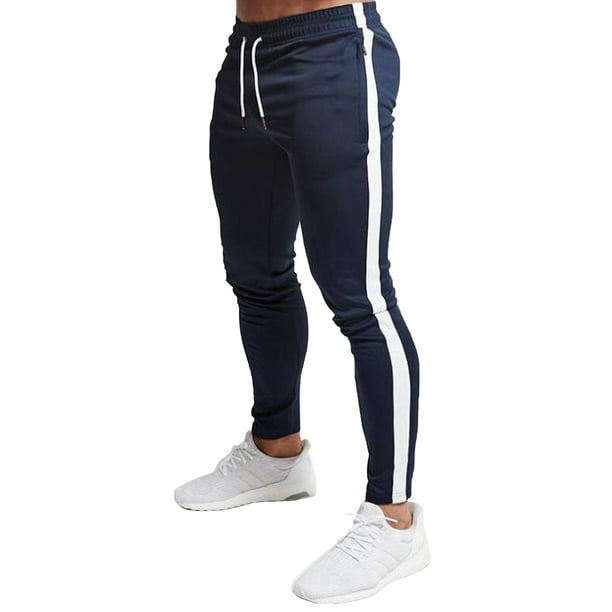 Long Casual Pants Slim Fit Joggers Trousers Gym Sweatpants Men Sports Running